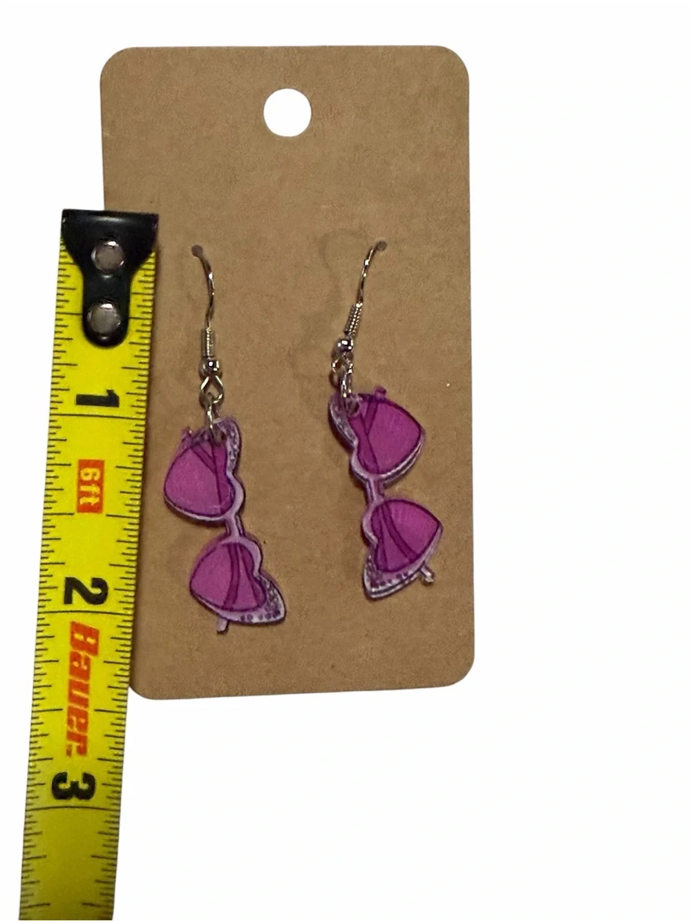 Purple Sunglasses Dangle Earrings - Women Jewelry